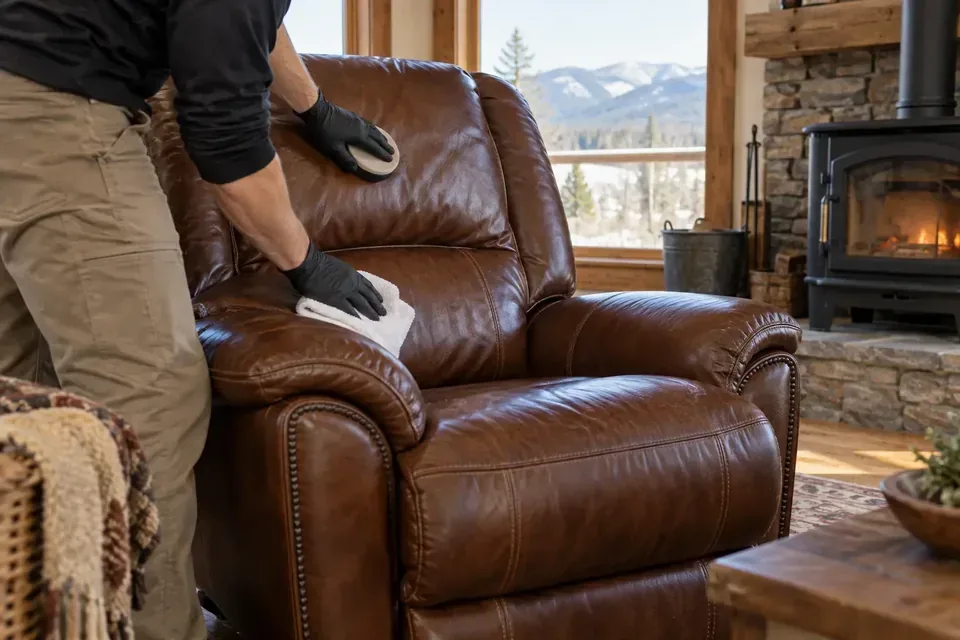 Leather Furniture Cleaning in the Missoula area